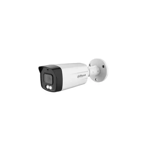 Camera de supraveghere Dahua HAC-HFW1239TM-A-LED-0360B-S2, Bullet HDCVI Full-color, 2MP, CMOS 1/2.8'', 3.6mm, Iluminator 40m, WDR 130dB, Mic, IP67