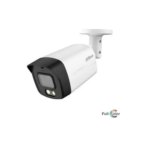 Camera de supraveghere Dahua HAC-HFW1509TLM-A-LED-0280B-S2 Bullet, analogica, 5MP, Full-color starlight, IR 40m, microfon, IP67