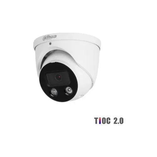 Camera de supraveghere Dome IP 5MP, Smart Dual light lentila 2.8mm, Lumina Alba/IR 30m, Microfon , MicroSD 256GB, WizSense - Dahua IPC-HDW3549H-AS-PV-0280B-S4