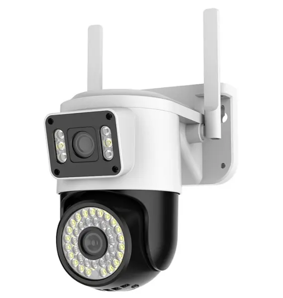 Camera de supraveghere dubla JT 8696 Ip 6 mpx si rotire 360 grade