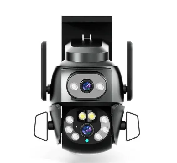 Camera de supraveghere Dubla PTZ de 8MP 4K model Q S800 cu Aplicatie
