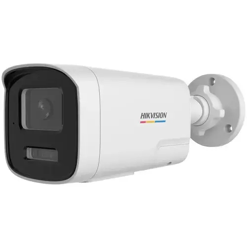 Camera de supraveghere exterior IP Bullet ColorVu Hikvision DS-2CD1T47G2H-LIUF/SL(2.8MM), 4MP, 2.8mm, Microfon, Difuzor