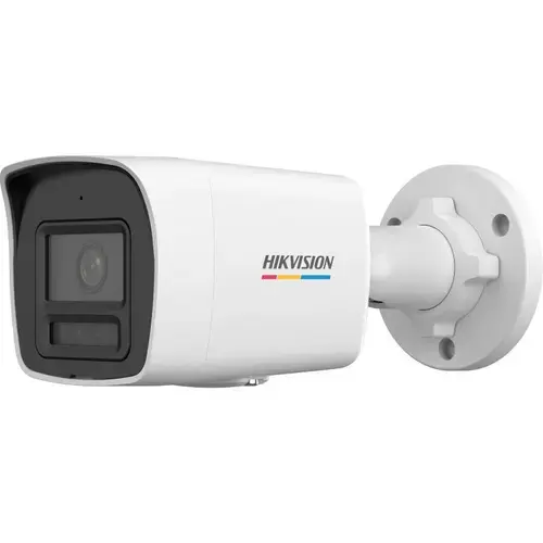 Camera de supraveghere exterior IP Bullet ColorVu Hikvision DS-2CD1047G2H-LIU(2.8MM), 4MP, IR 30m, Microfon, IP67, PoE