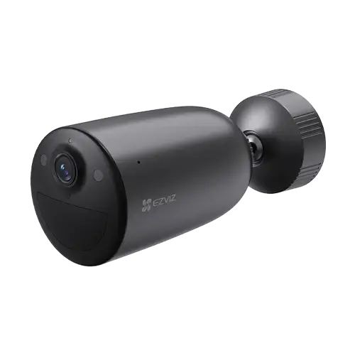 Camera de supraveghere exterior WI-FI IP Bullet 3MP Ezviz EB3 4G, lentila fixa 2.8mm, microfon incorporat, difuzor incorporat, slot card de memorie microSD maxim 512GB, alimentare DC 5V/2A, protectie IP65