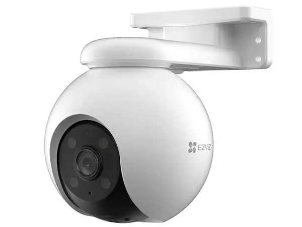 Camera de supraveghere Ezviz CS-H8(3MP4mm), Wi-Fi, 3MP 2K, vedere panoramica, Iluminare duala, audio bidirectional, alarma, functii AI detectie, slot card microSD