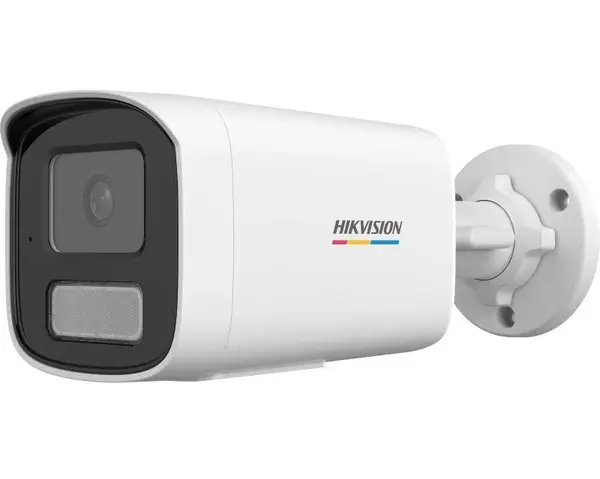 Camera de supraveghere IP Bullet, Hikvision DS-2CD1T47G2H-LIU(4mm), Iluminare Smart Hibryd 50m, 4mm, Microfon, PoE, IP67