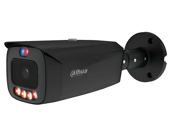 Camera de supraveghere IP Dahua 6MP, 2.8mm, IR 50m, WizColor, microfon dual si difuzor, slot card microSD 512GB, PoE, IP67, IPC-HFW3649T1-AS-PV-PRO-BK