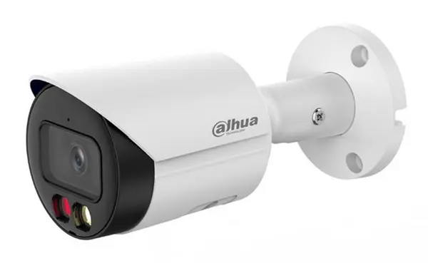 Camera de supraveghere IP pentru exterior, WizSense, 8MP 4K, 2.8mm, Iluminare duala 30m, Microfon, MicroSD, PoE, Dahua IPC-HFW2849S-S-IL-0280B