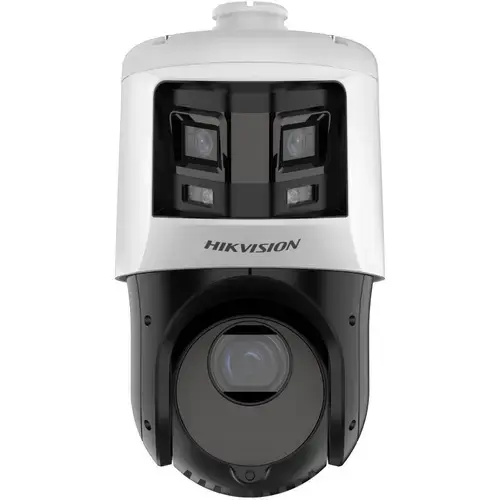 Camera de supraveghere IP TandemVu 6+4MP 25X Colorful & IR Panoramic & PTZ Hikvision DS-2SE4C425MWG-E/26(F0), IP66, PoE+