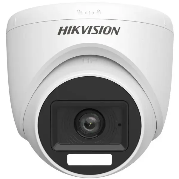 Camera de supraveghere pentru interior, Hikvision Hybrid, 3K 5MP, 2.8 mm, Iluminare duala 20m, Audio, DS-2CE76K0T-LPFS(2.8MM)