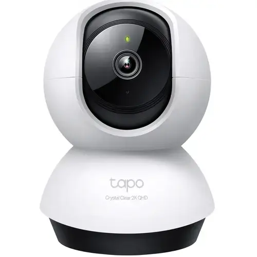 Camera de supraveghere Smart TP-Link Tapo C220 cu Pan/Tilt 360 grade, 2K 4MP QHD, Utilizare Baby Monitor mode, Night Vision, Detectare si notificare Smart persoane si animale, detectare sunete, Two-Way Audio, Alarma sonora si luminoasa, Mod Privacy