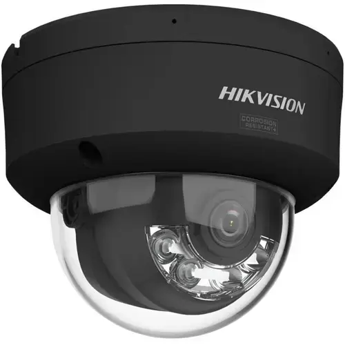 Camera de supraveghere video exterior IP Hikvision DS-2CD2167G3-LIS2UY(2.8MM)/BK, 6MP, 2.8mm, IR 30m, Microfon, WDR, IP67