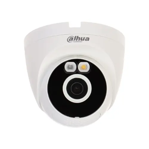 Camera de supraveghere Wi-Fi 6 Dahua, 5MP, 2.8mm, iluminare duala, microfon, functii AI, Bluetooth, slot microSD, IP67, IPC-T5A-IL-0280B