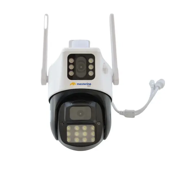 Camera de supraveghere WI-FI MESTERINO VISIO MT-IPE7403-WF fara alimentator, 3MP, doua camere, senzor de miscare, PTZ, by ENSTER