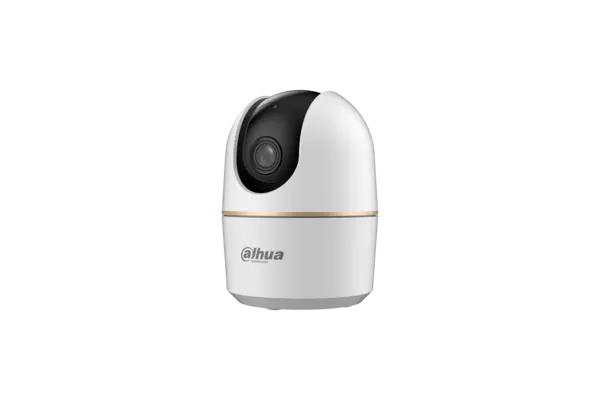 Camera de supraveghere WiFi de interior Dahua DH‑H5A, Pan/Tilt 360°, 5MP 2880×1620, WiFi 6, Vedere nocturnă IR 10 m, Detecție AI persoane și animale, Urmărire automată, Patrulare presetată, Mod confidențialitate, Microfon și difuzor, Slot microSD