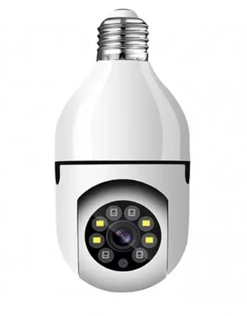 Camera de Supraveghere WiFi Tip Bec cu Rotire 355 Full HD Senzor de Miscare PIR si Audio Bidirectional
