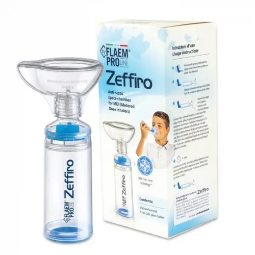 Camera inhalare antistatica Flaem Zeffiro pt.IDM (inhalator cu doza masurata) Zephyr Labs
