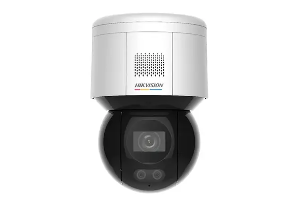 Camera IP, 4 MP, mini PT Dome, Wi-Fi, LED alb 30 m, lentila 4 mm, PoE, comunicare bidirectionala, Hikvision, DS-2DE3A400BW-DE-W(F1)(T5)