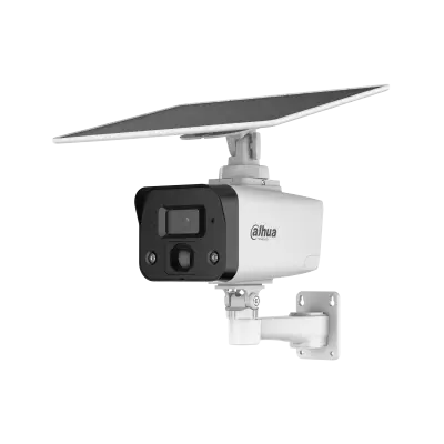 Camera IP 4G Dahua cu panou solar, 4MP, Microfon, Difuzor, Dual Light, Lentila 3.6mm,baterie 64 Wh, PIR, AOV - IPC-HFW2441DG-4G-SP-B-0360B-MAX