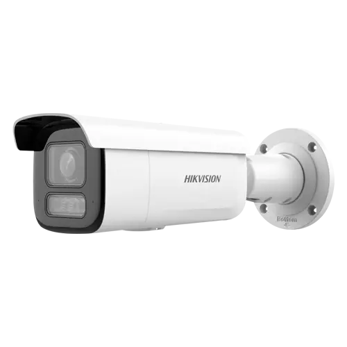 Camera IP 4MP HIKVISION, AcuSense, lentila VF 2.8-12mm, IR 60m, WL 60m, Audio, Alarma Audio+Stroboscop, IK10 - DS-2CD2643G2-LIZS2U-SL(2.8-12mm)