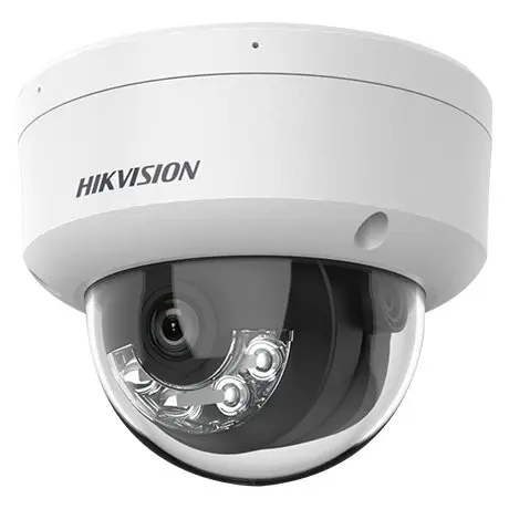 Camera IP AcuSense Hikvision DS-2CD2163G2-LIS2U, 6MP, lentila 2.8mm, Smart Hybrid Light 30m, microfon dual, PoE, IP67
