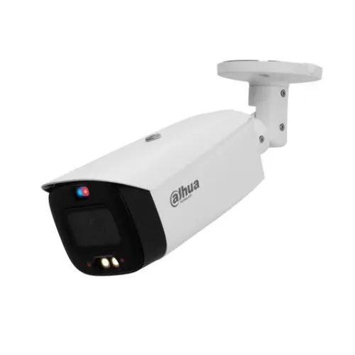 Camera IP Dahua, 4K 8 MP, Lentila fixa 2.8 mm, alarma, lumina alba/IR 30 m, microfon dublu, slot card, PoE - IPC-HFW3849T1-AS-PV-0280B-S5