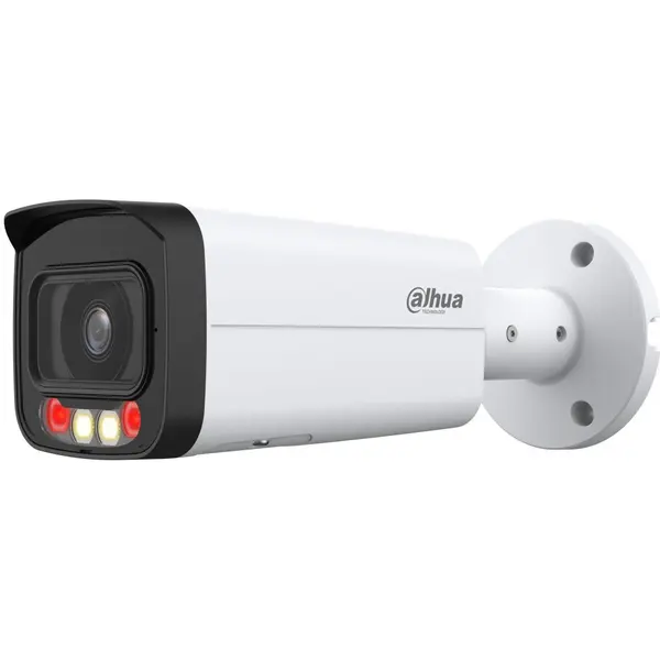 Camera IP Dahua IPC-HFW2849T-AS-IL-0360B, 8MP, lentila 3.6 mm, IR 60 m / Smart Dual Light 50m, microfon, PoE, IP67