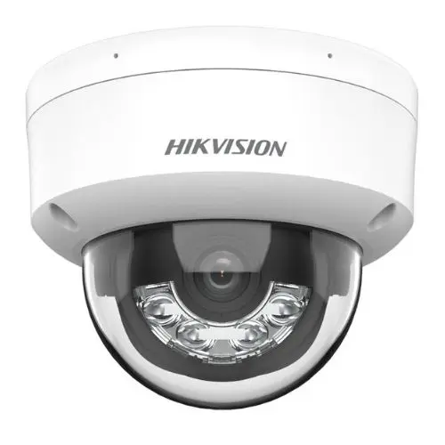 Camera IP Dome 2MP Smart Hybrid Light Hikvision DS-2CD1123G2-LIU(2.8mm), Microfon, PoE, IR 30m, Lumina Alba 30m, lentila 2.8mm, IP67, IK08