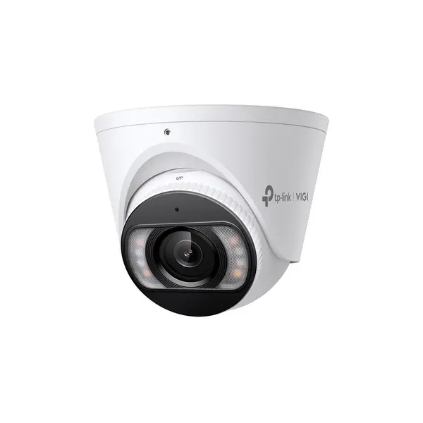 Camera IP dome cu iluminare duala TP-Link VIGI InSight S485PI, 8 MP, 2.8 mm, IR/lumina alba 30 m, microfon si difuzor, slot card, PoE