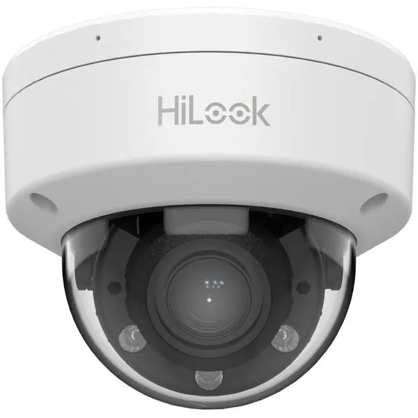 Camera IP dome Hikvision HiLook IPC-D660HA-LZU(2.8-12mm) varifocala, 6MP, Iluminare duala, Audio, Slot microSD, IP67