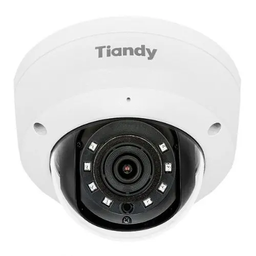 Camera IP Dome, Starlight Tiandy, 5MP, Lentila 2.8mm, IR 30m, Microfon, PoE, IP66 - TC-C35KS-I3-EY-28