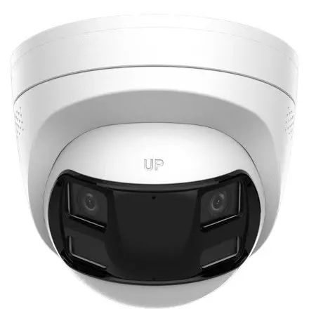 Camera IP Dual lens HIKVISION DS-2CD1367G2HP-LIUF-SL-2.8mm, 6MP, 2 x lentila 2.8mm, Smart Hybrid Light 30m ColorVu, PoE, Alarma, microfon, IP67