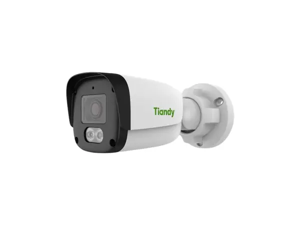 Camera IP exterior Tiandy 2MP Dual Light IR 30m LED alb 15m lentila 2.8mm microfon PoE IP67 Smart Alarm TC-C32QN-2ENA-28
