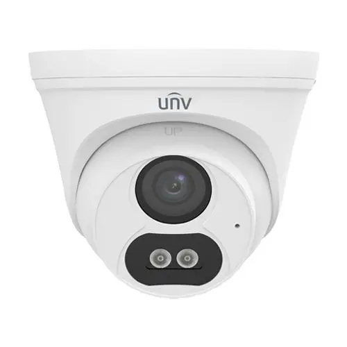 Camera IP exterior turret UNV, 4MP, Dual Light IR 30m si lumina calda 30m, lentila 2.8mm, microfon, PoE, IP67, microSD 512GB, IPC3614LB-AF28K-DL2