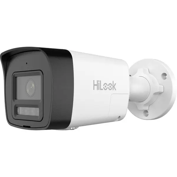Camera IP Hikvision HiLook IPC-B160HA-LUF/SL, 6MP, lentila 2.8mm, dual light 30m, slot card, microfon si difuzor, IP67, PoE