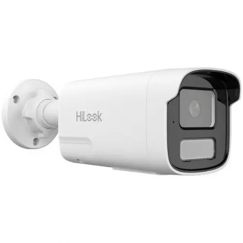 Camera IP HiLook, 4K 8MP, Lentila 4mm, Iluminare duala 50m, Audio, PoE, IP67 - IPC-B480HA-LUF/SL(4mm)