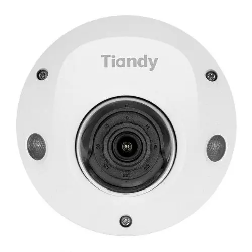 Camera IP Mini Dome Tiandy, 5MP, IR 30m, Functii AI, Microfon, slot microSD, PoE, IP66 - TC-C35PS-I3EYMH-28