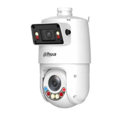 Camera IP panoramica Dahua SDT4E425-4F-GB-A-PV1-0280-S2, 4MP+4MP, Smart Dual Illuminat, lentila 2.8 si 5-125 mm, IR 100m, Auto tracking, PoE, IP66