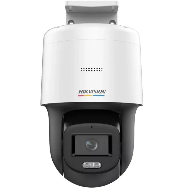 Camera IP PT, ColorVu, 4MP, 2.8mm, Iluminare Led alb 30m, MicroSD, PoE, Microfon si difuzor, IP66, Hikvision DS-2DE2C400SCG-E(F0)