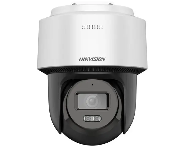 Camera IP PT Hikvision DS-2DE2C400MWG-E(2.8mm), 4MP 2K, IR si LED alb 30m, Detectie Umana, Audio, PoE, slot microSD, IP66