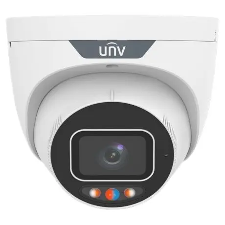 Camera IP seria Tri-Guard Uniview IPC3635SS-ADF28KMC-I1, 5MP, lentila 2.8mm, IR/WL 30m, Microfon, Difuzor, Alarma, slot card 512GB