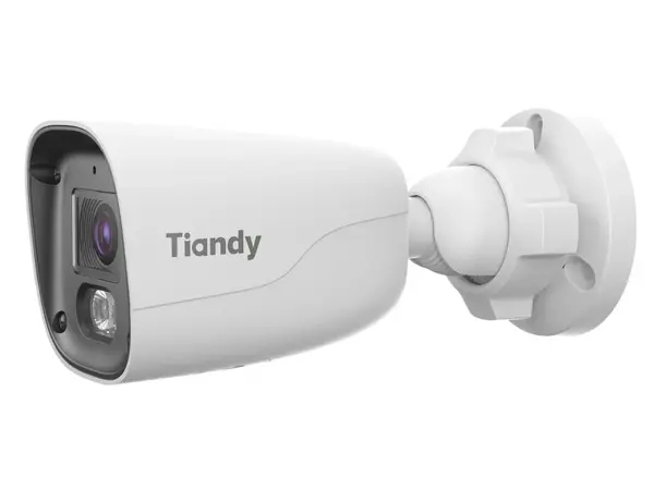 Camera IP supraveghere exterior Tiandy TC-C324S 2ETA-28, 2MP Full HD, IR 50m, lumina alba 15m, detectie AI, PoE, IP67, microfon, slot card microSD
