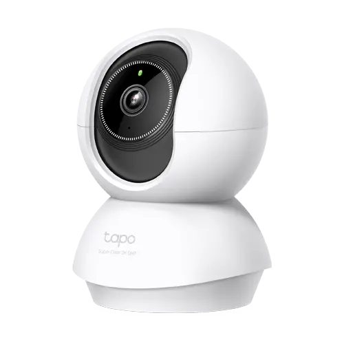 Camera IP TP‑Link Tapo C230, 3K 5MP, PanTilt, Audio bidirectional, Wi‑Fi, MicroSD 512GB