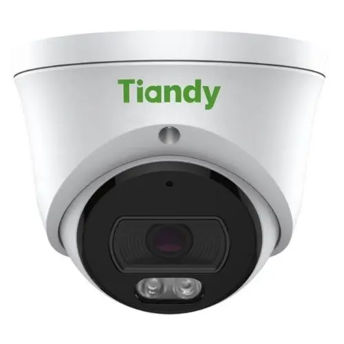 Camera IP Turret Color Maker Tiandy, 4MP, 2.8mm, Microfon, PoE, IP66 - TC-C34XS-I3W-28V4.2