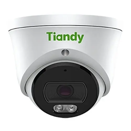 Camera IP Turret, Tri-Light Tiandy, 2MP, Lentila 2.8mm, Iluminare duala, Microfon, MicroSD, PoE, IP66 - TC-C32XP-I3-WEY-28