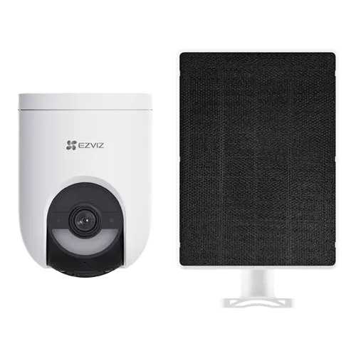 Camera IP Wi-Fi6 & 4G PT + Panou solar 5W, 2K+, baterie 5.200 mAh, Audio, IR+WL 15m, Alarma - Ezviz CS-HB8c-4G-KIT