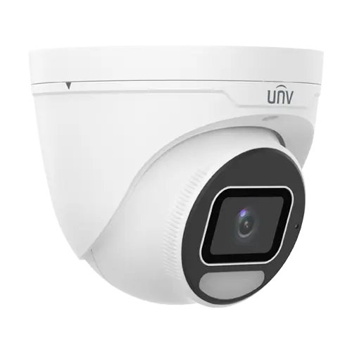 Camera IP Wise-ISP ColorHunter, 8MP, lentila 2.8mm, WL 30m, Alarma, Mic, PoE, Color 24/7, IK10 - UNV IPC3638SE-ADF28K-WP-I1