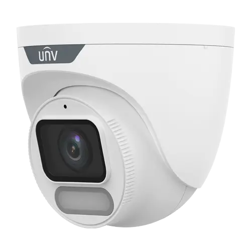 Camera IP Wise-ISP, ColorHunter, 8MP, lentila 4.0mm, WL 30M, Mic, PoE, color 24/7 - UNV IPC3628LE-ADF40K-WP