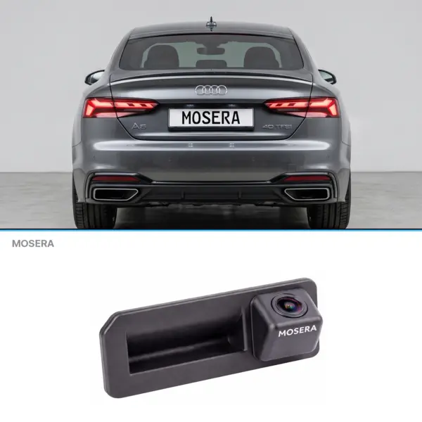 Cameră marșarier Audi A5 F5 2018+ în mâner AHD 1080P NTSC MOSERA