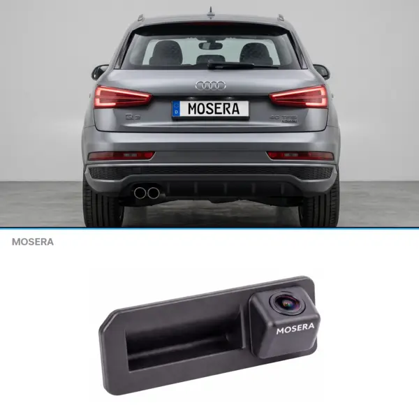 Cameră marșarier Audi Q3 F3 2019+ în mâner AHD 1080P NTSC MOSERA